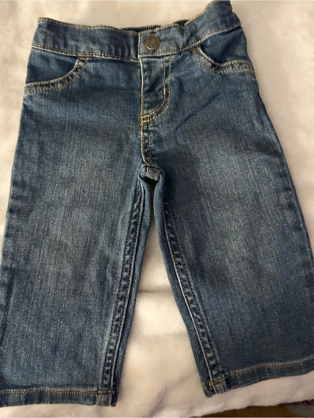 Carter's Navy and Gray Baby Jeans